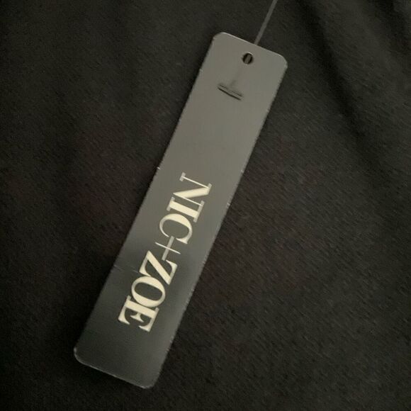 NIC+ZOE Cardigan Snap Front Midway Long Sleeves Black 2 Pockets Women Size 1X - Picture 5 of 11